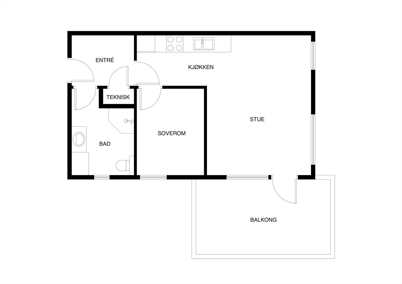 Plantegning Galleribilde