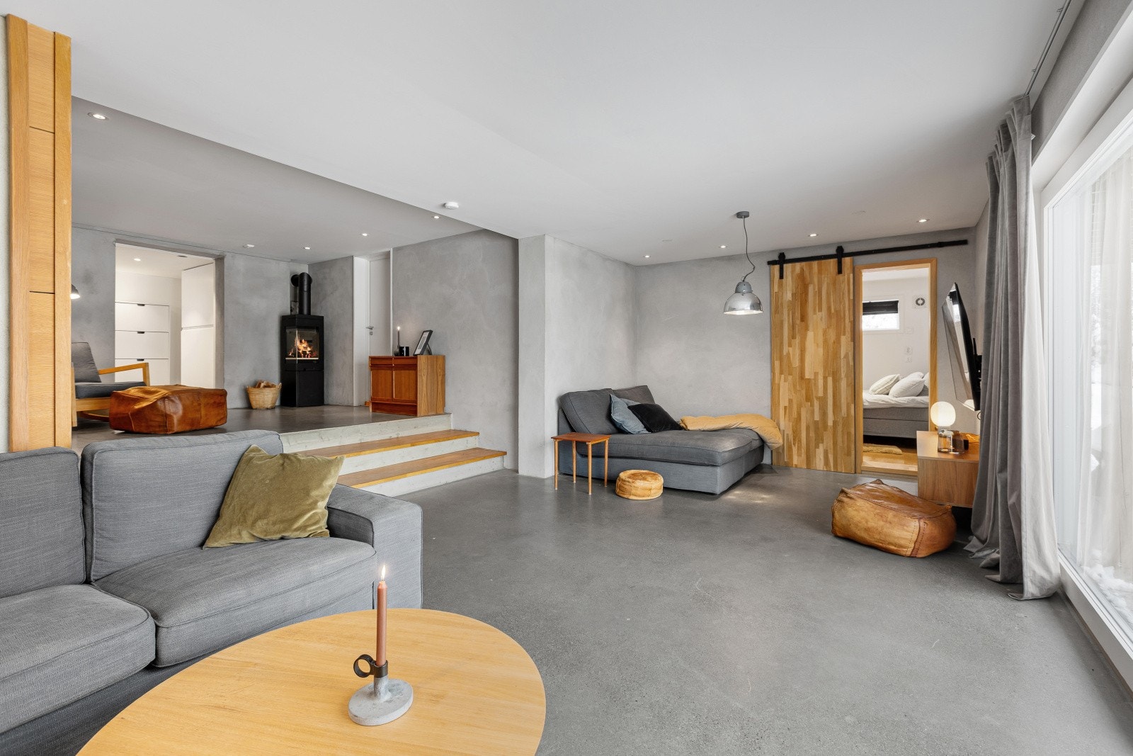 Herlig stueavdeling med god møbleringsfrihet. Galleribilde