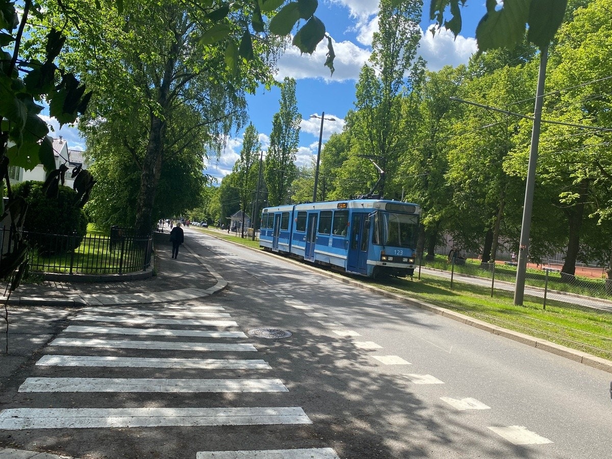 1 min til trikk og buss Galleribilde