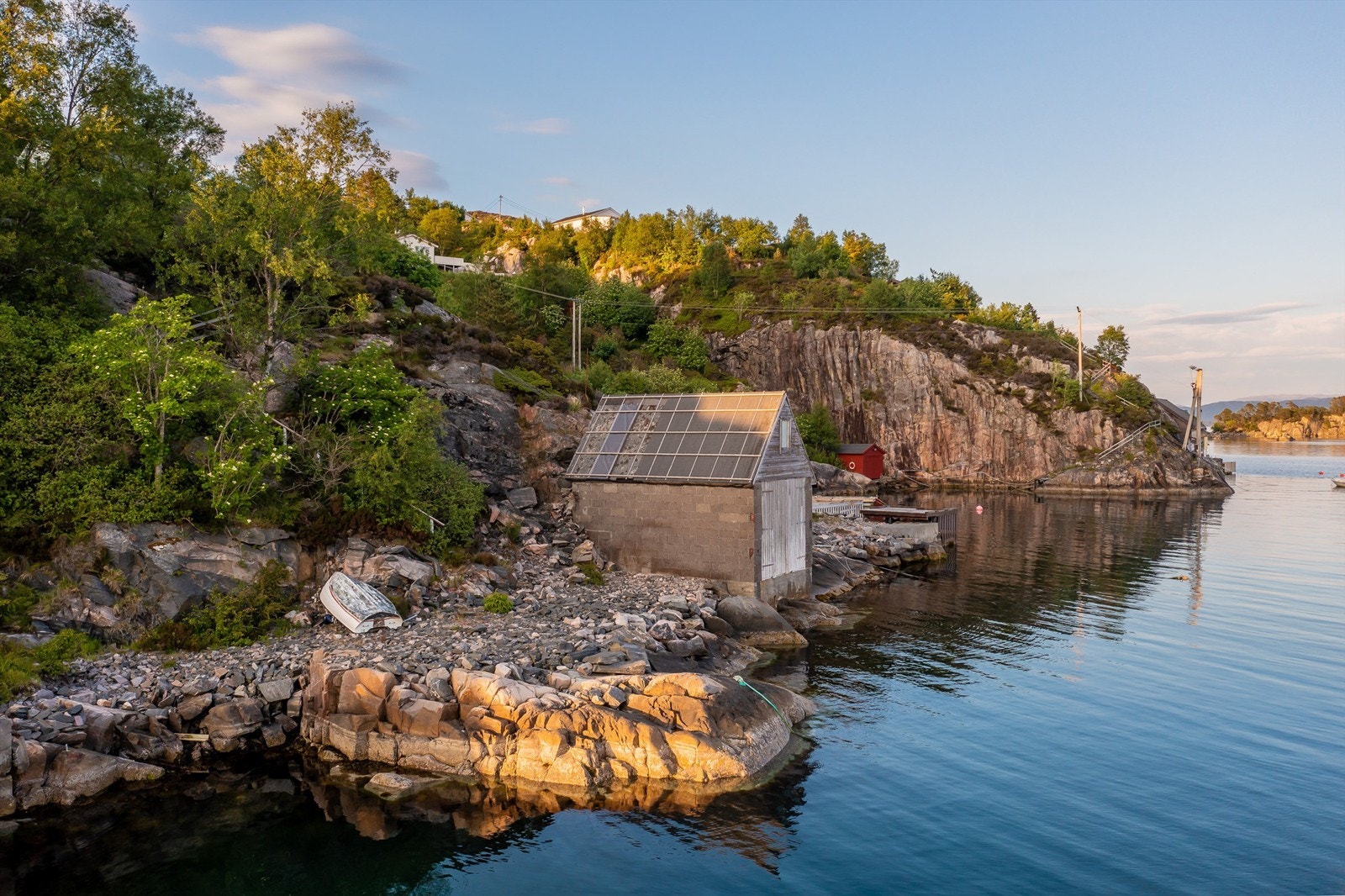 Utskutt naustetomt medfølger i handelen Galleribilde
