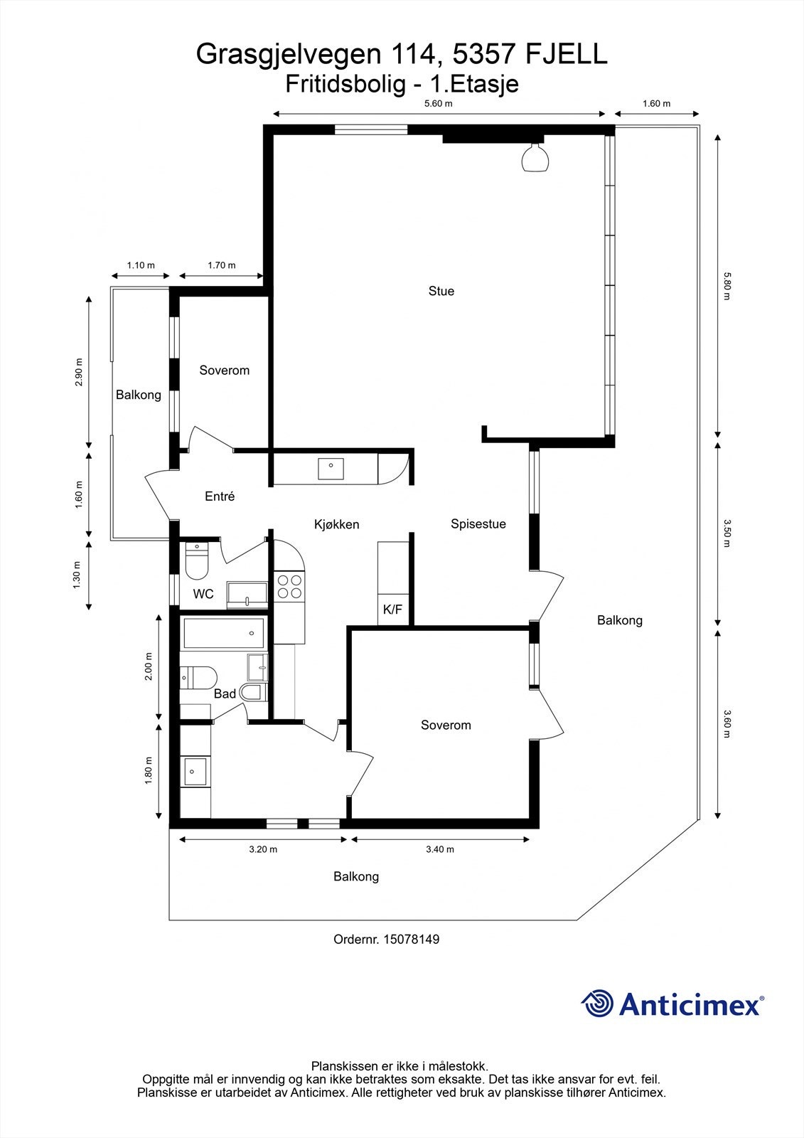 Plantegning - 1.Etasje Galleribilde