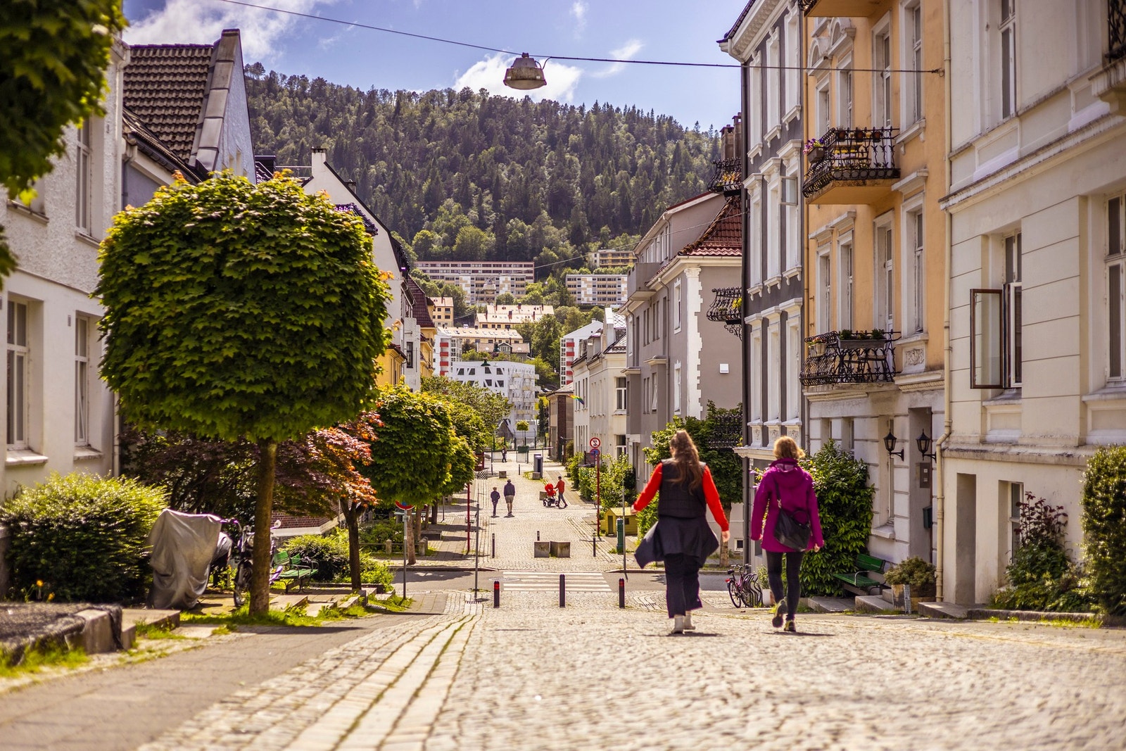 - Nabolaget byr på et rikt utvalg av kafeer og serveringssteder - Galleribilde