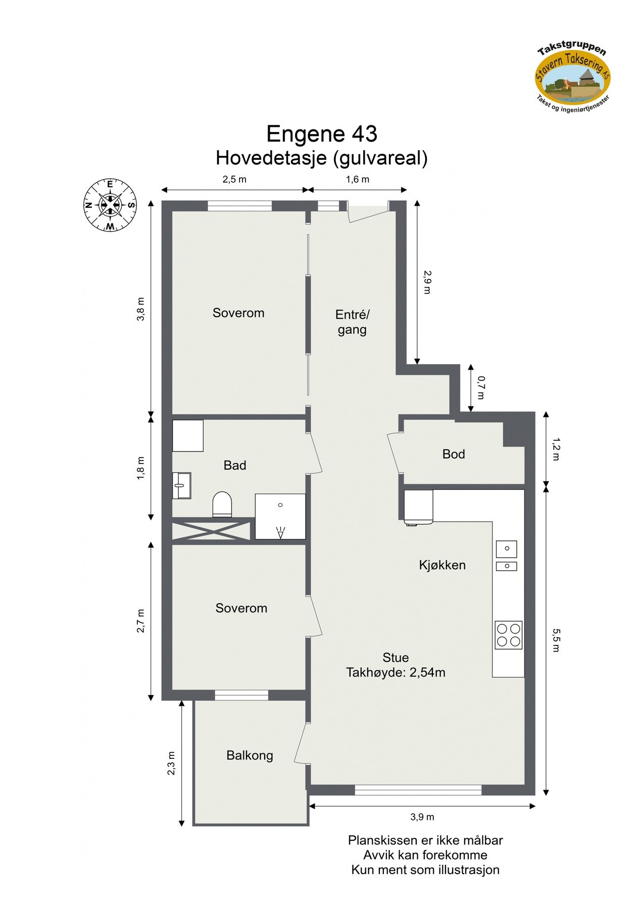 Plantegning Galleribilde