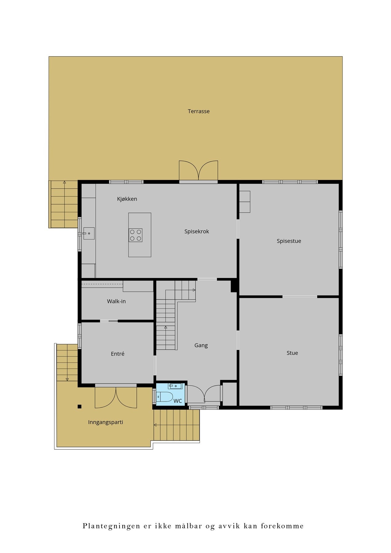 Plantegning 1. etasje. Galleribilde