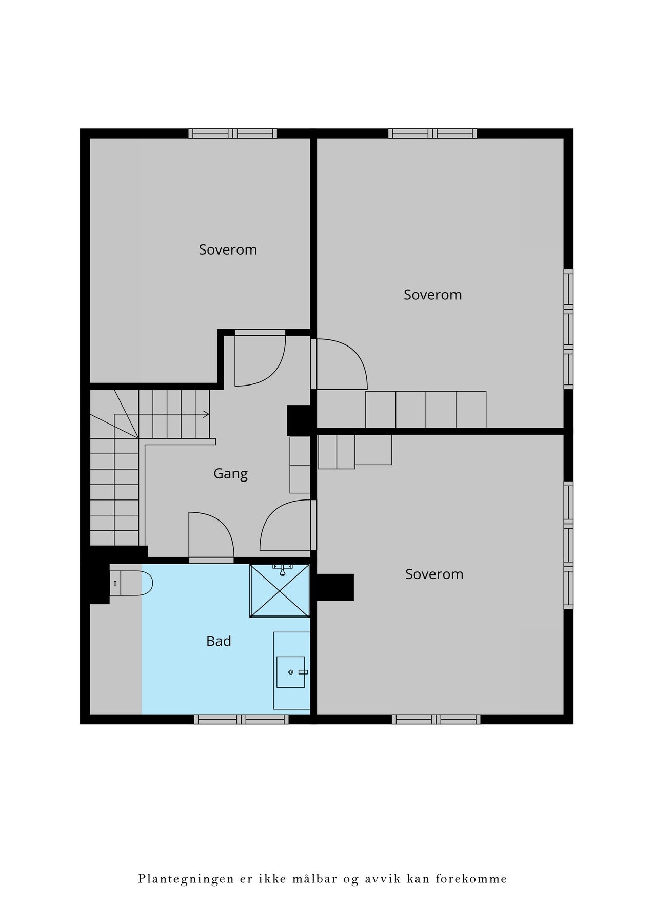 Plantegning 2. etasje. Galleribilde