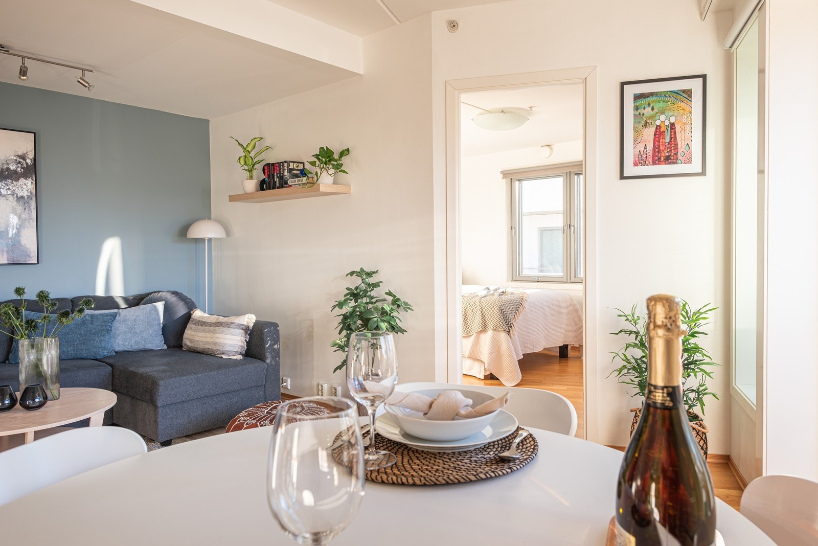 Videre kommer man til soverommet Galleribilde