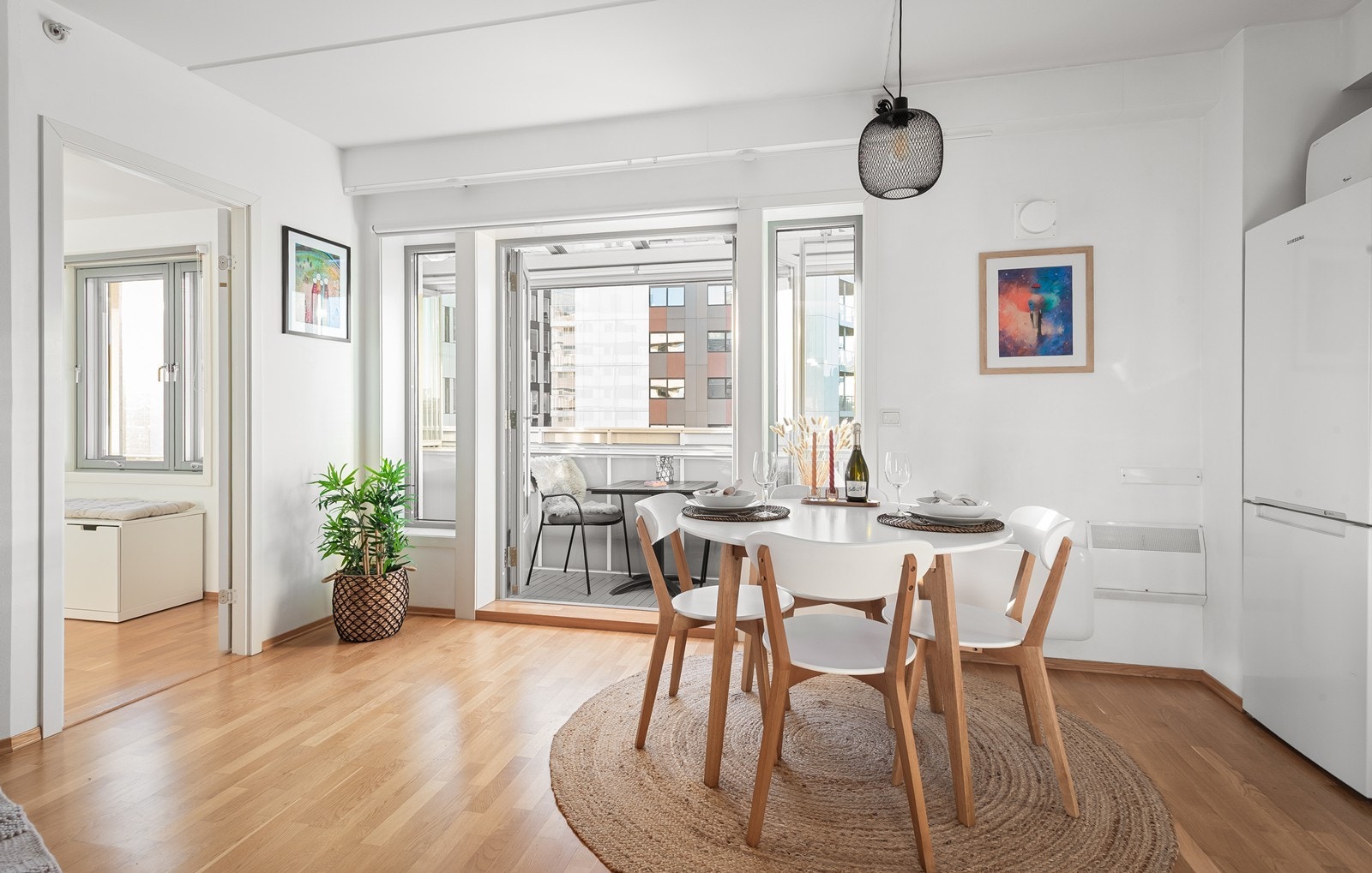 Planløsningen passer også godt for par Galleribilde