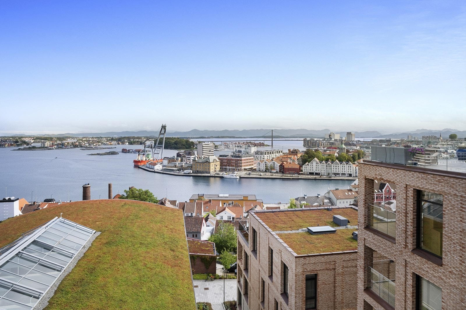 Takterrassene er begge 19 kvm hver Galleribilde