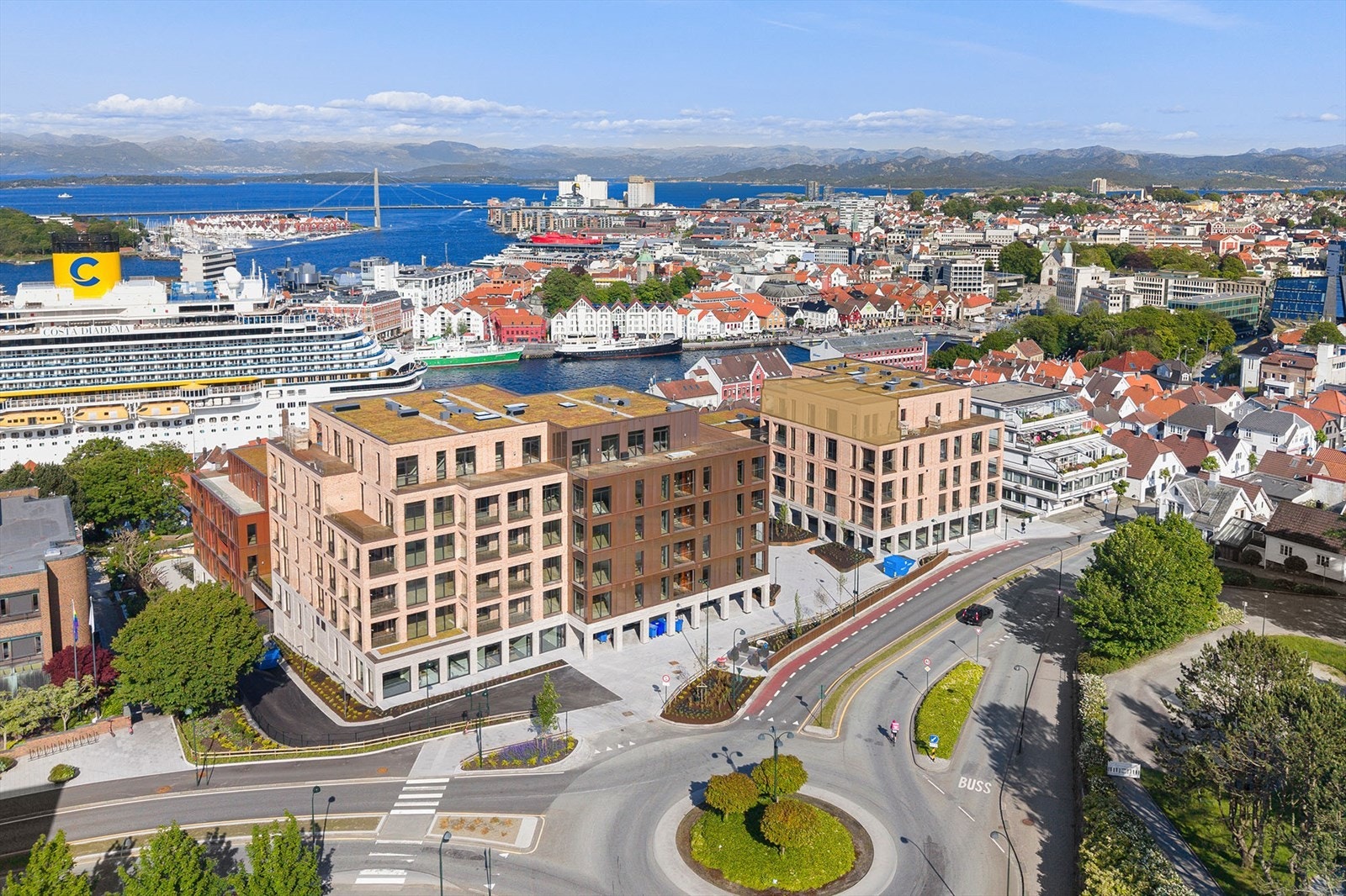 Velkommen til Bykronen! Plassering av toppleilighet B3-601 Galleribilde