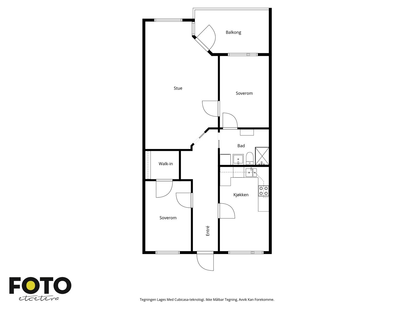 Veiledende plantegning - Ikke målbar Galleribilde