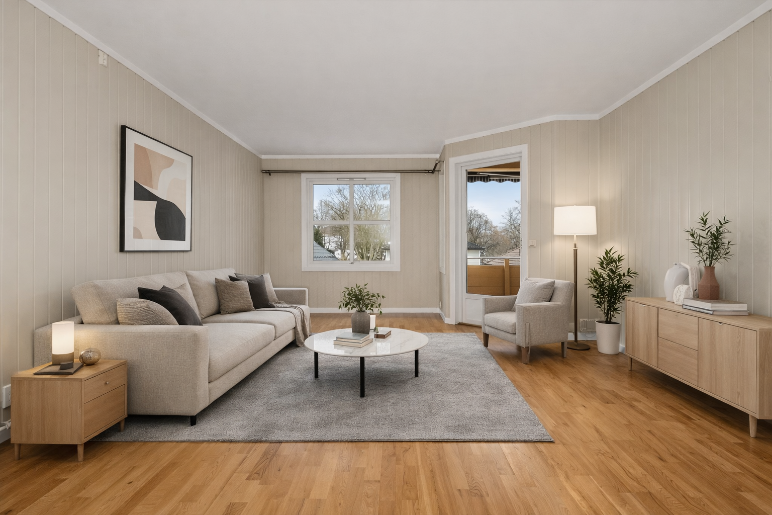 Bildet er digitalt stylet - Stue. Galleribilde