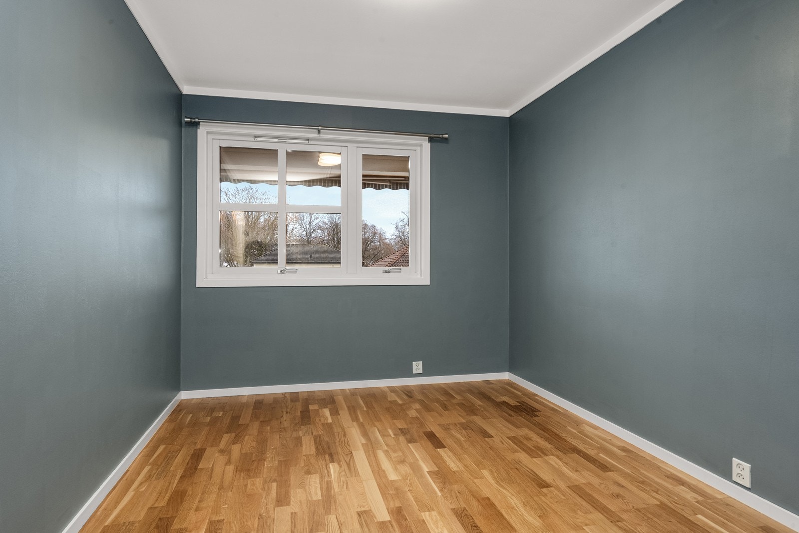 Det andre soverommet har også en anvendelig størrelse, med plass til dobbeltseng. Galleribilde