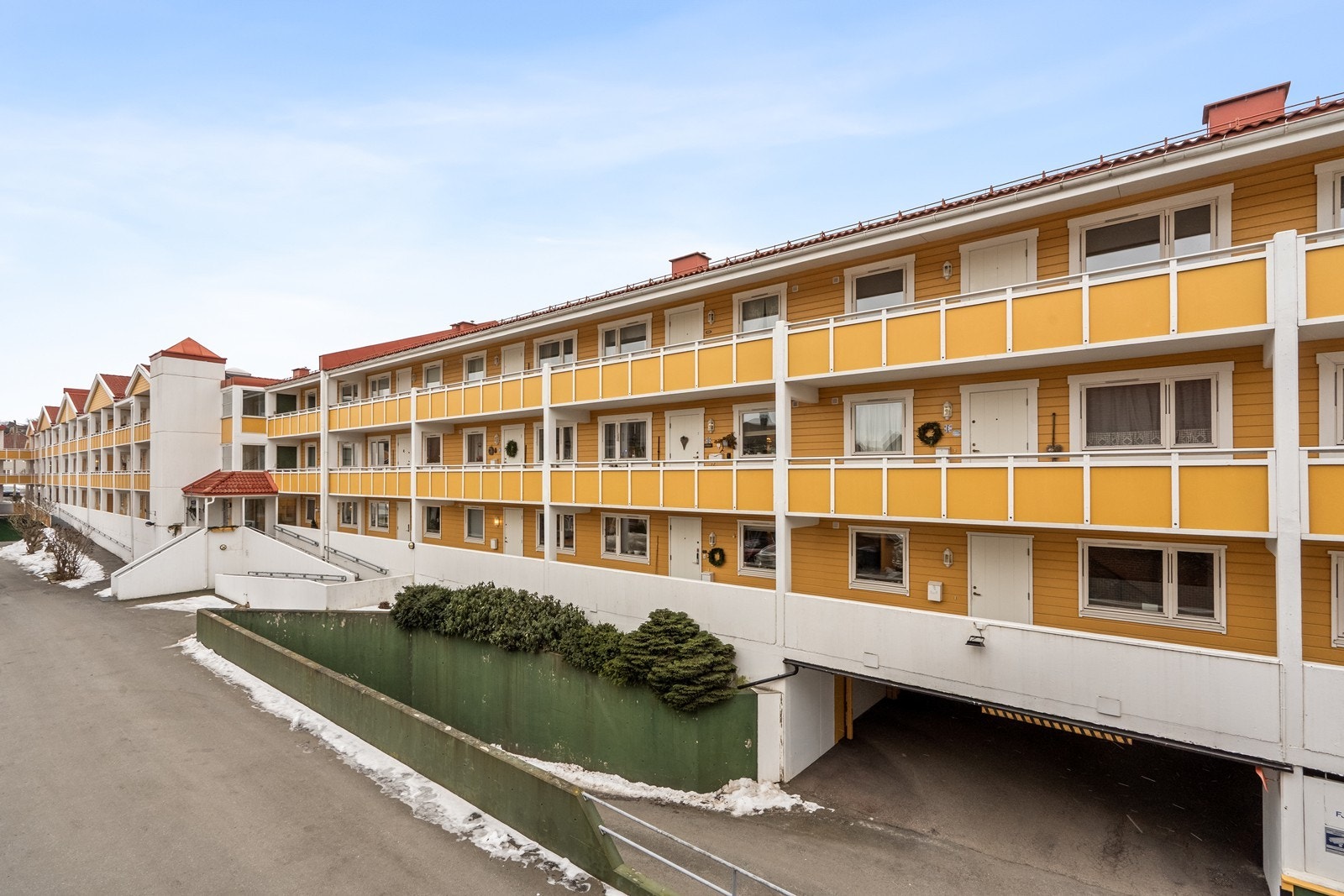 Fellesarealene og bygningsmassen fremstår som velholdte. Galleribilde