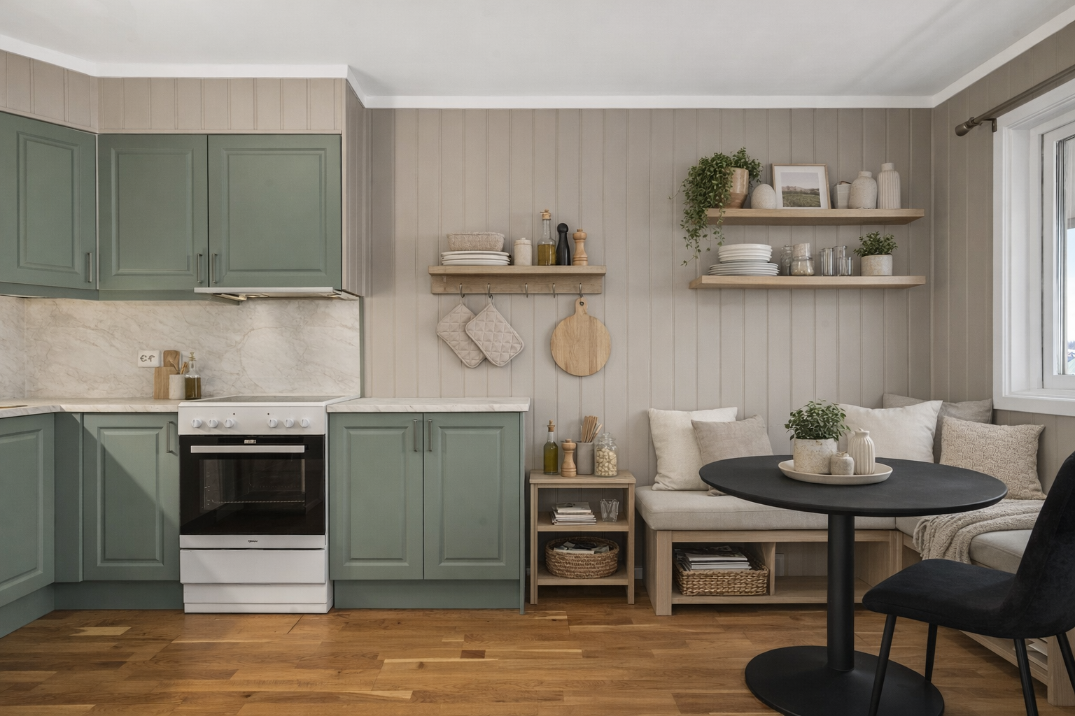 Bildet er digitalt stylet - Kjøkken. Galleribilde