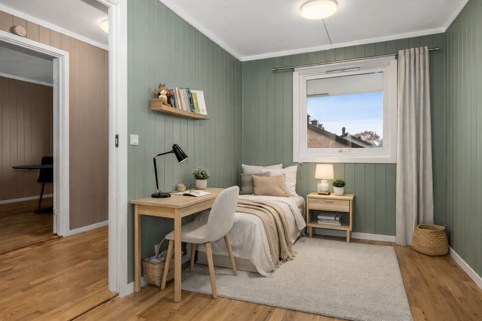 Bildet er digitalt stylet - Soverom 2. Galleribilde