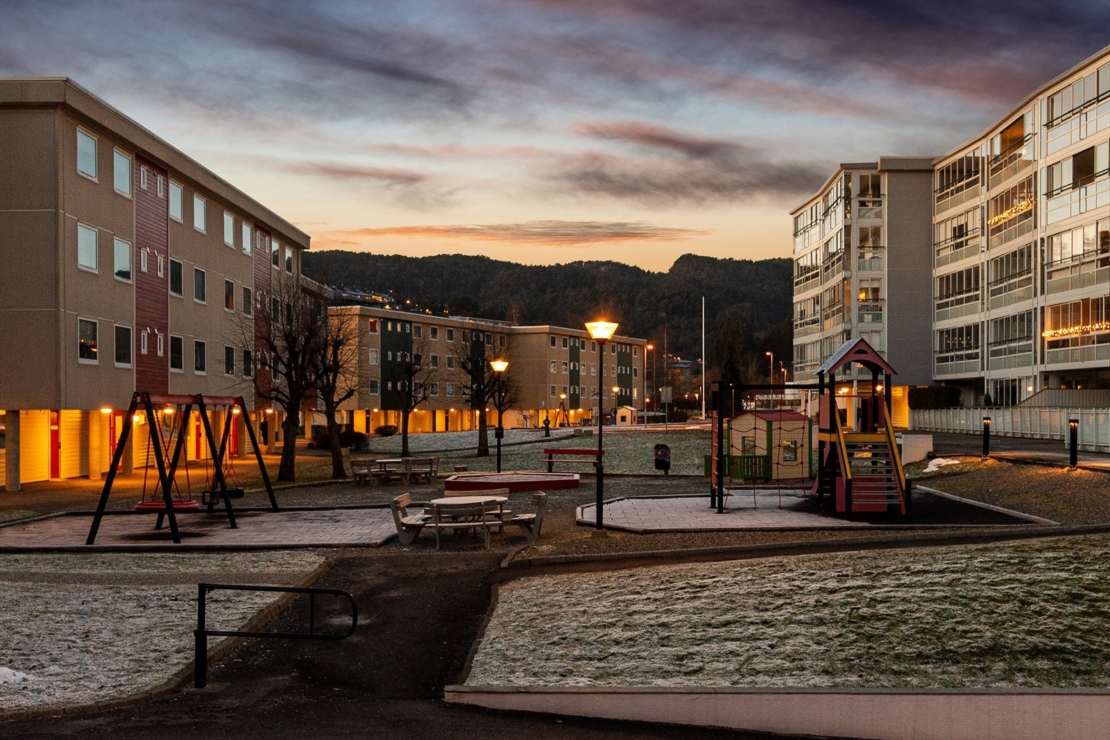 Lekeplass like ved Galleribilde