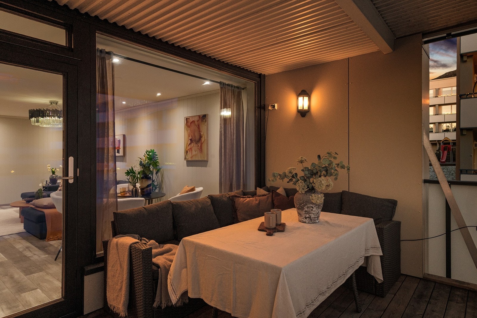 Veldig koselig om kvelden Galleribilde