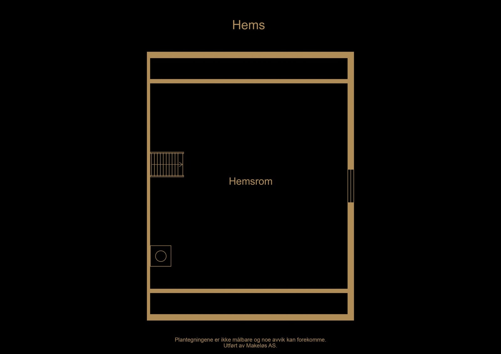 Plantegning hems - illustrasjon, avvik kan forekomme Galleribilde