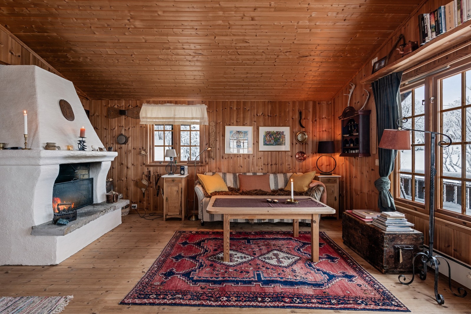 Fyr opp i peisen og senk skuldrene Galleribilde