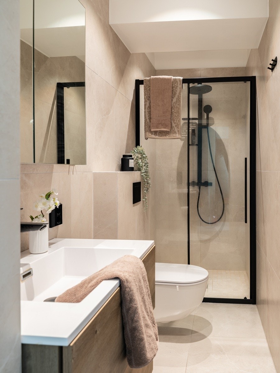 Totalrenovert bad Galleribilde