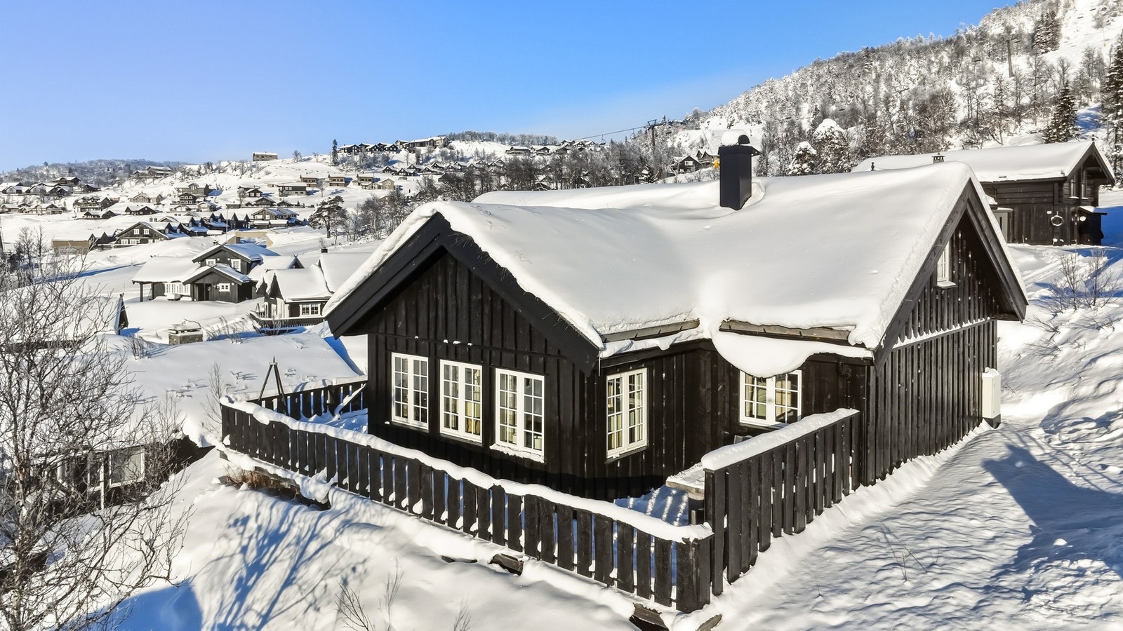 Kort gange til urørt natur, Silkedalen og langrennsløyper Galleribilde