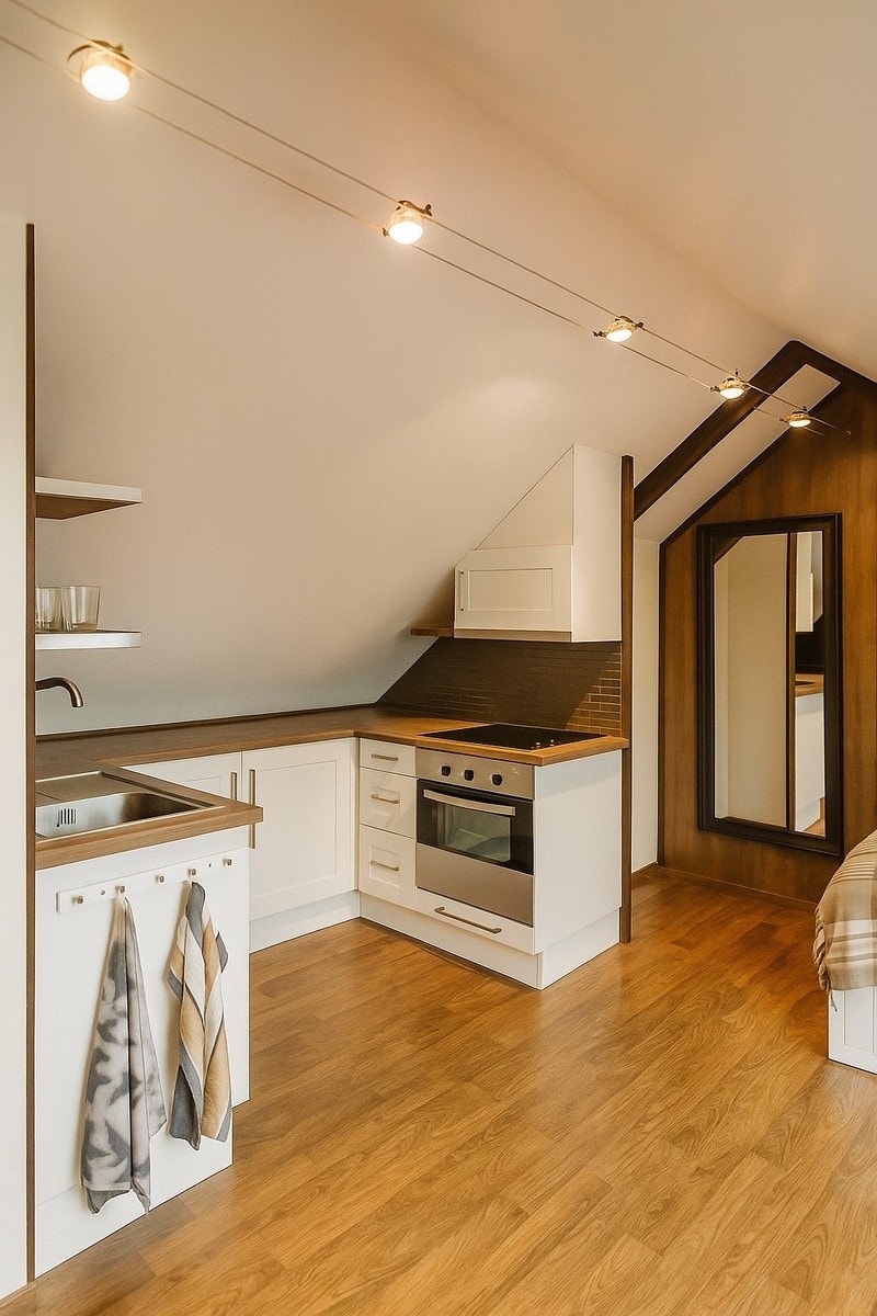 Romslig kjøkken med oppvaskmaskin Galleribilde