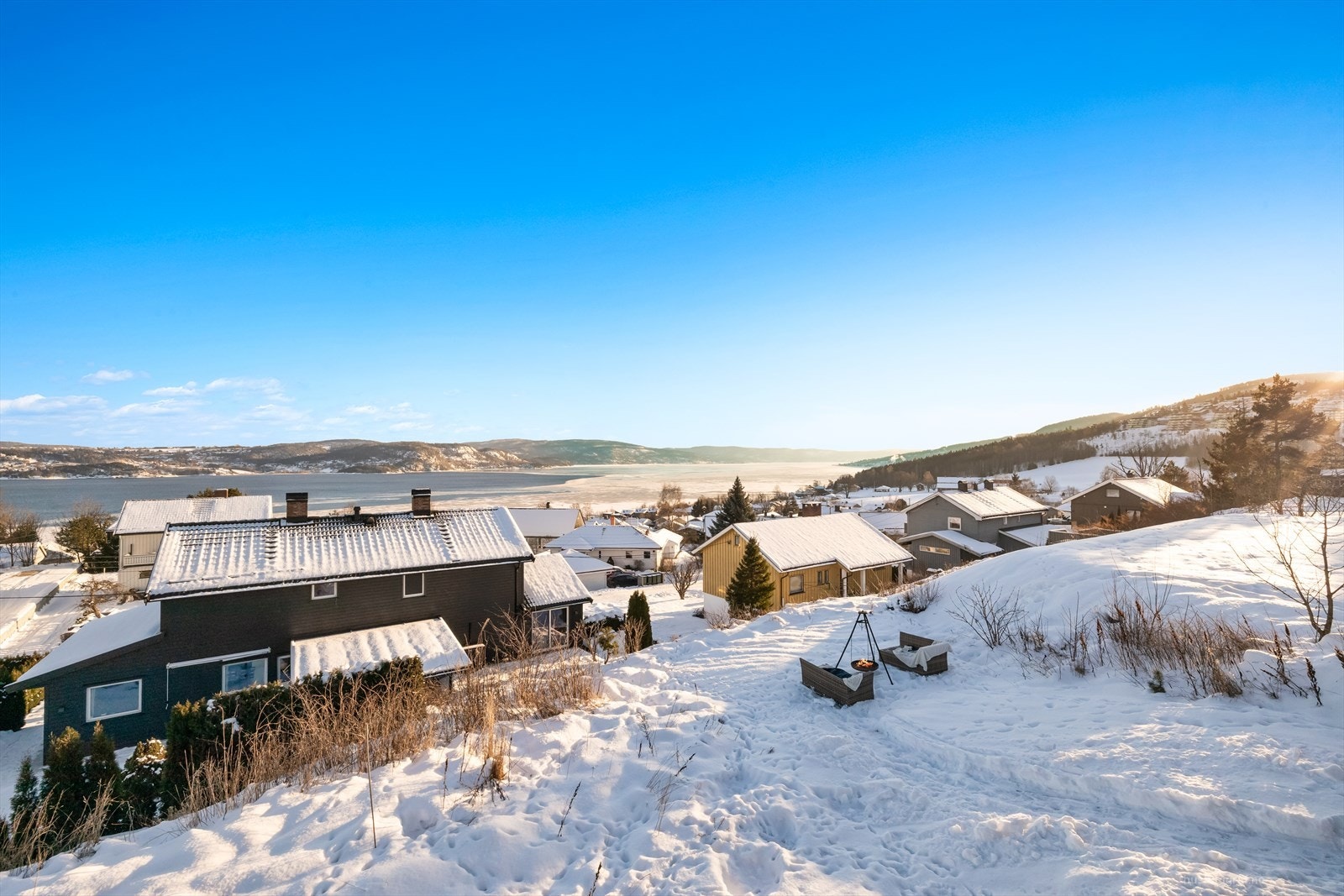 Her kan man nyte flott utsikt og gode solforhold Galleribilde