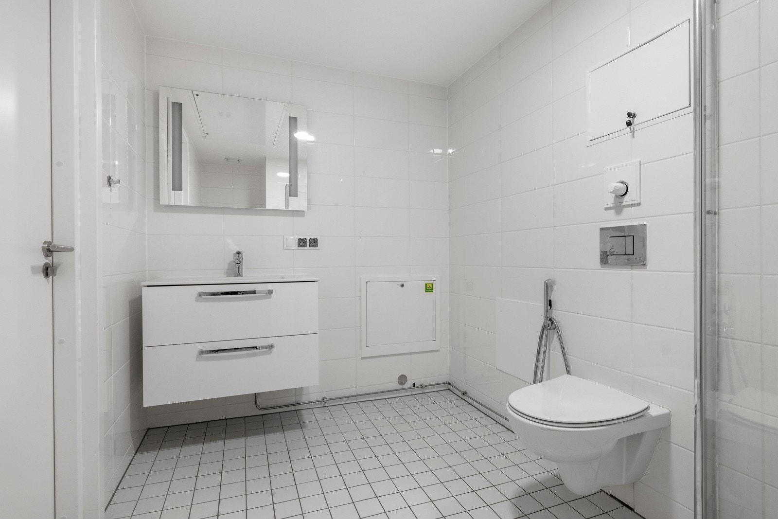 Pent bad/wc med gulvvarme Galleribilde