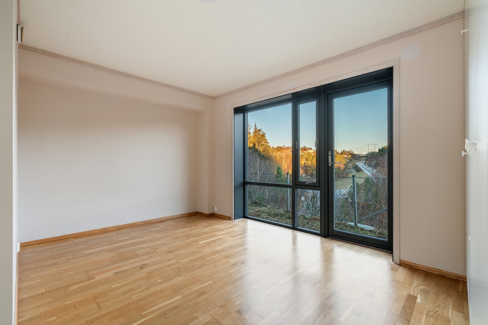 Hovedsoverom med dør ut til bakhage Galleribilde