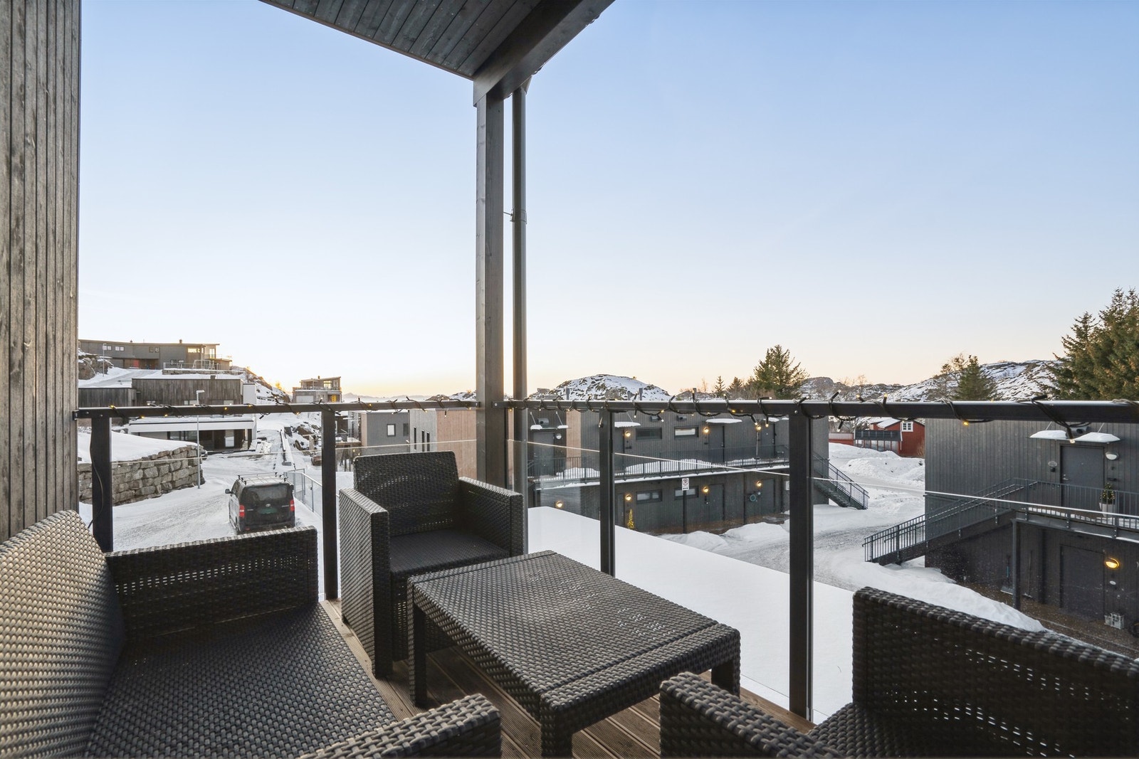 Her er det gode utsiktsforhold og god solgang. Galleribilde