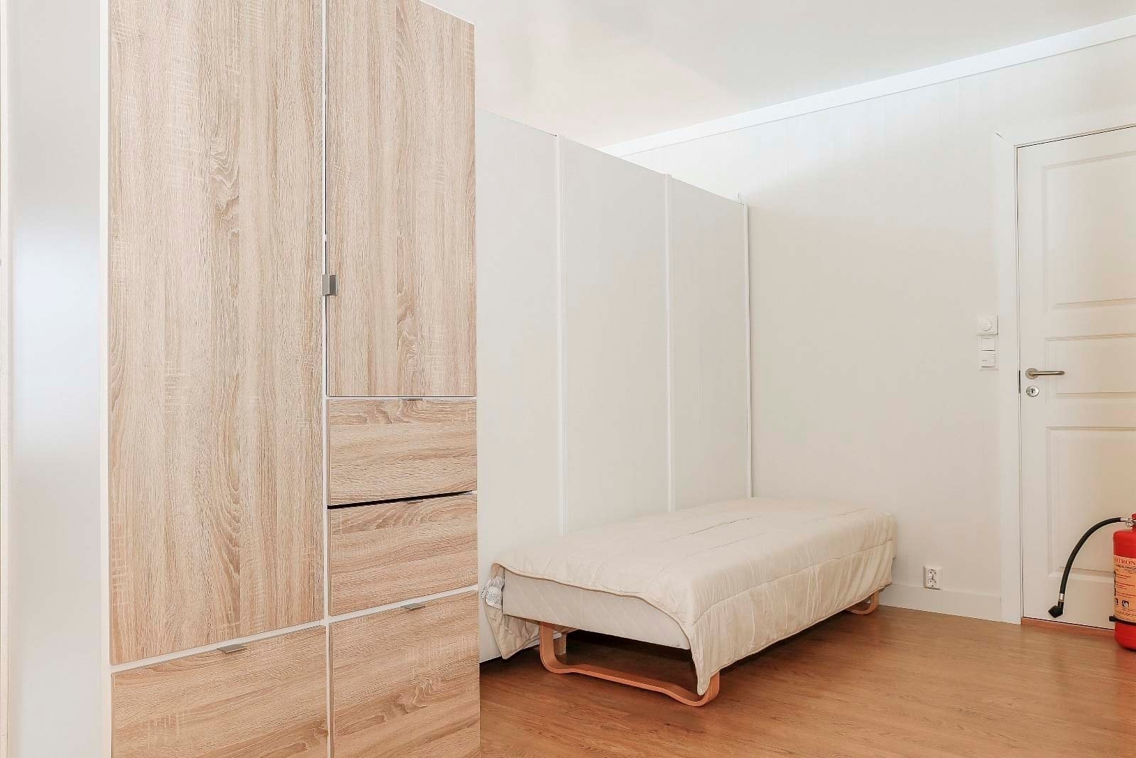 Hybelen har enkel standard. Galleribilde