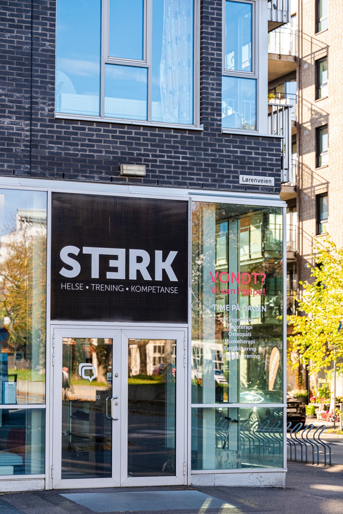 STERK har senter både på Løren og nedenfor Vinslottet på Hasle. Evo treningssenter har også åpnet og ligger enda nærmere leiligheten. Galleribilde