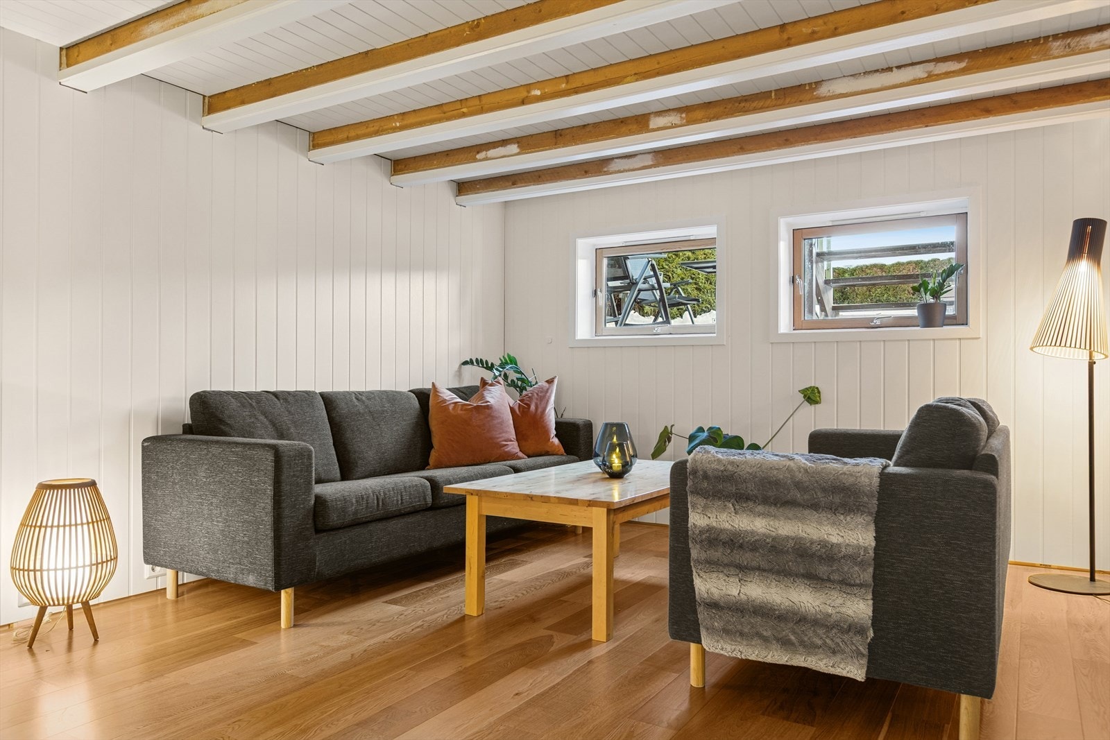 Byggegodkjente tegninger viser disp.rom. Rommet er ikke omsøkt til kjellerstue Galleribilde