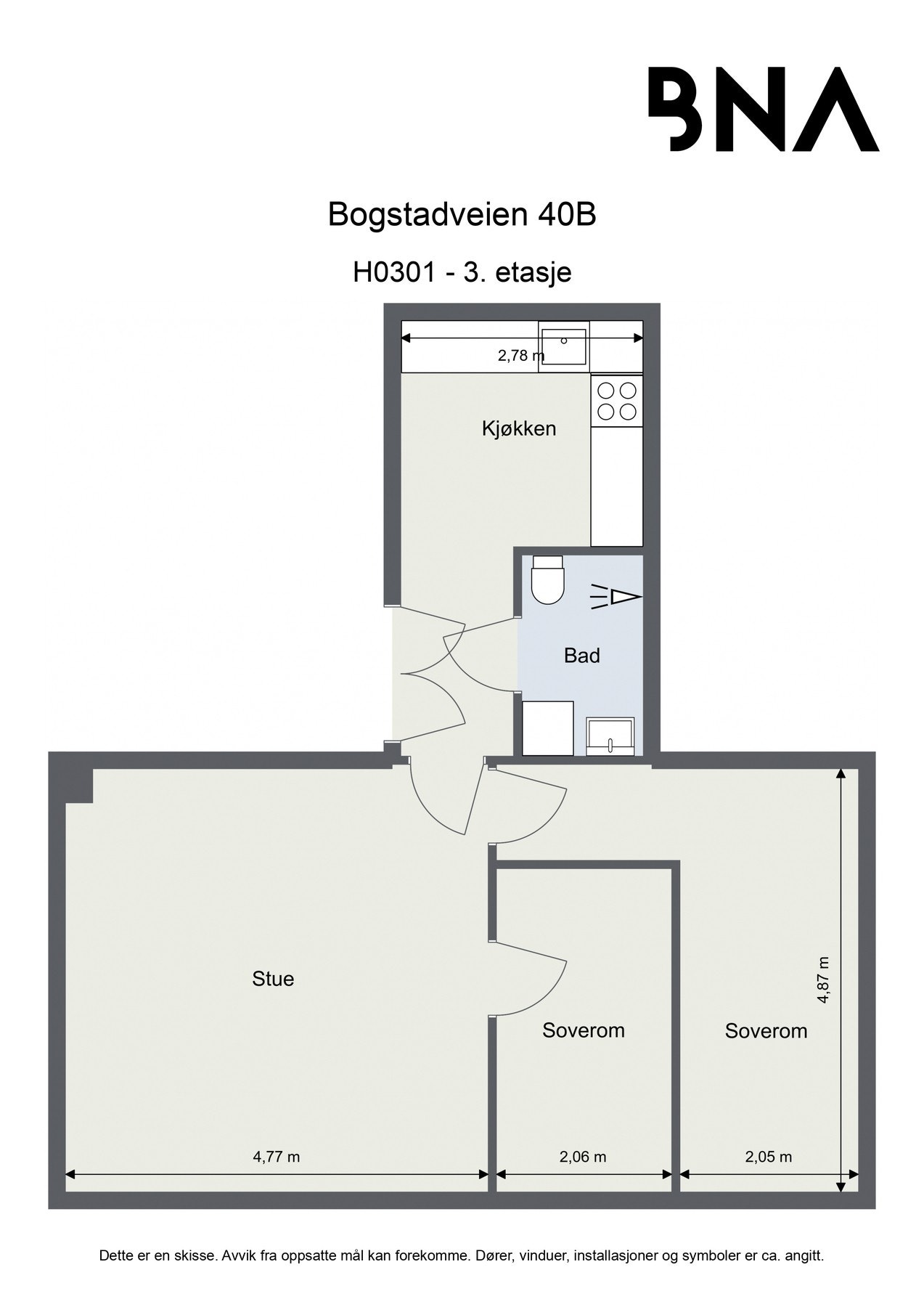 Plantegning Galleribilde