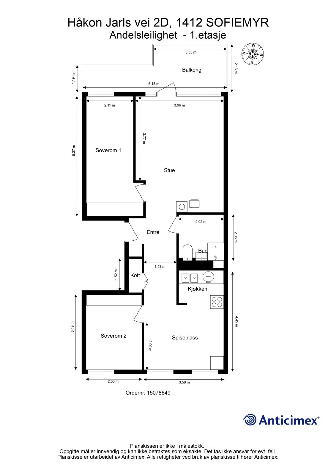 Plantegning Galleribilde