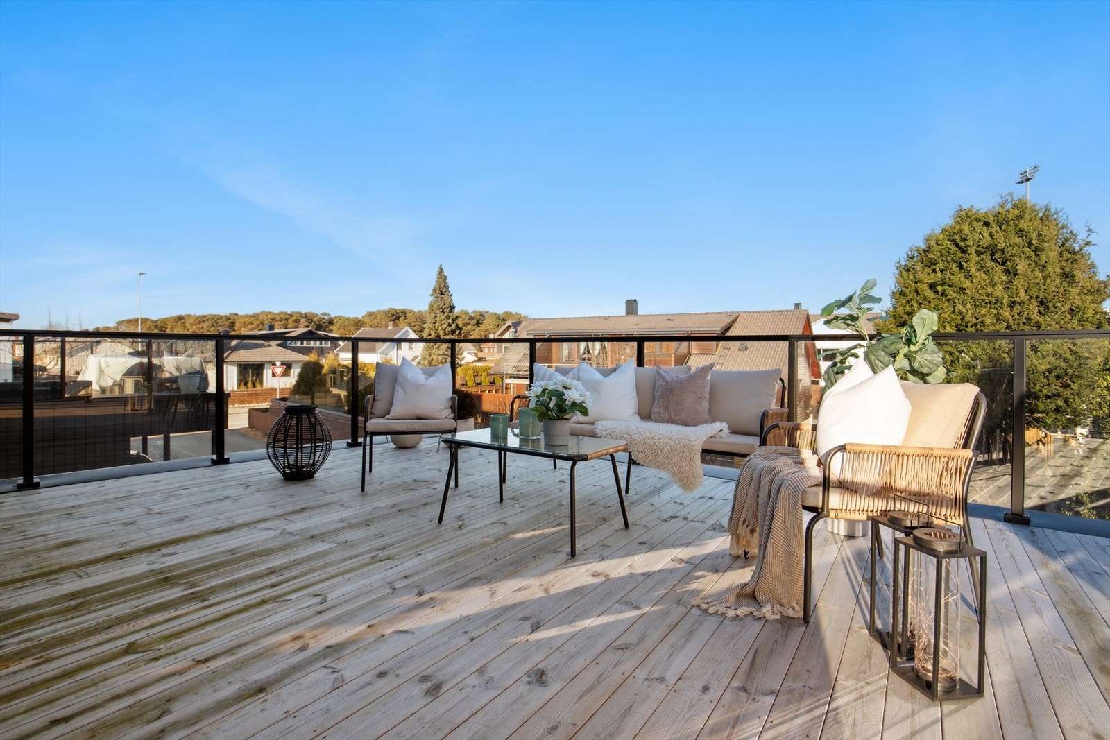 Her har man fint utsyn mot nærområdet. Galleribilde