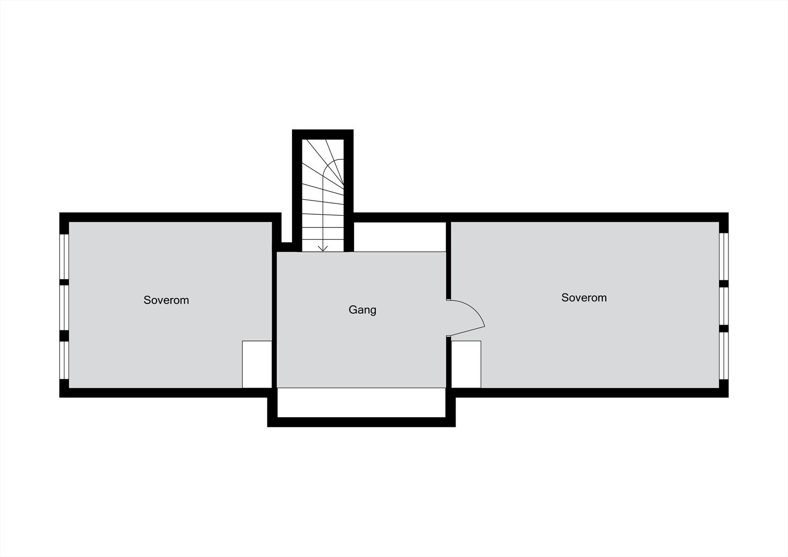 Planløsning loft Galleribilde