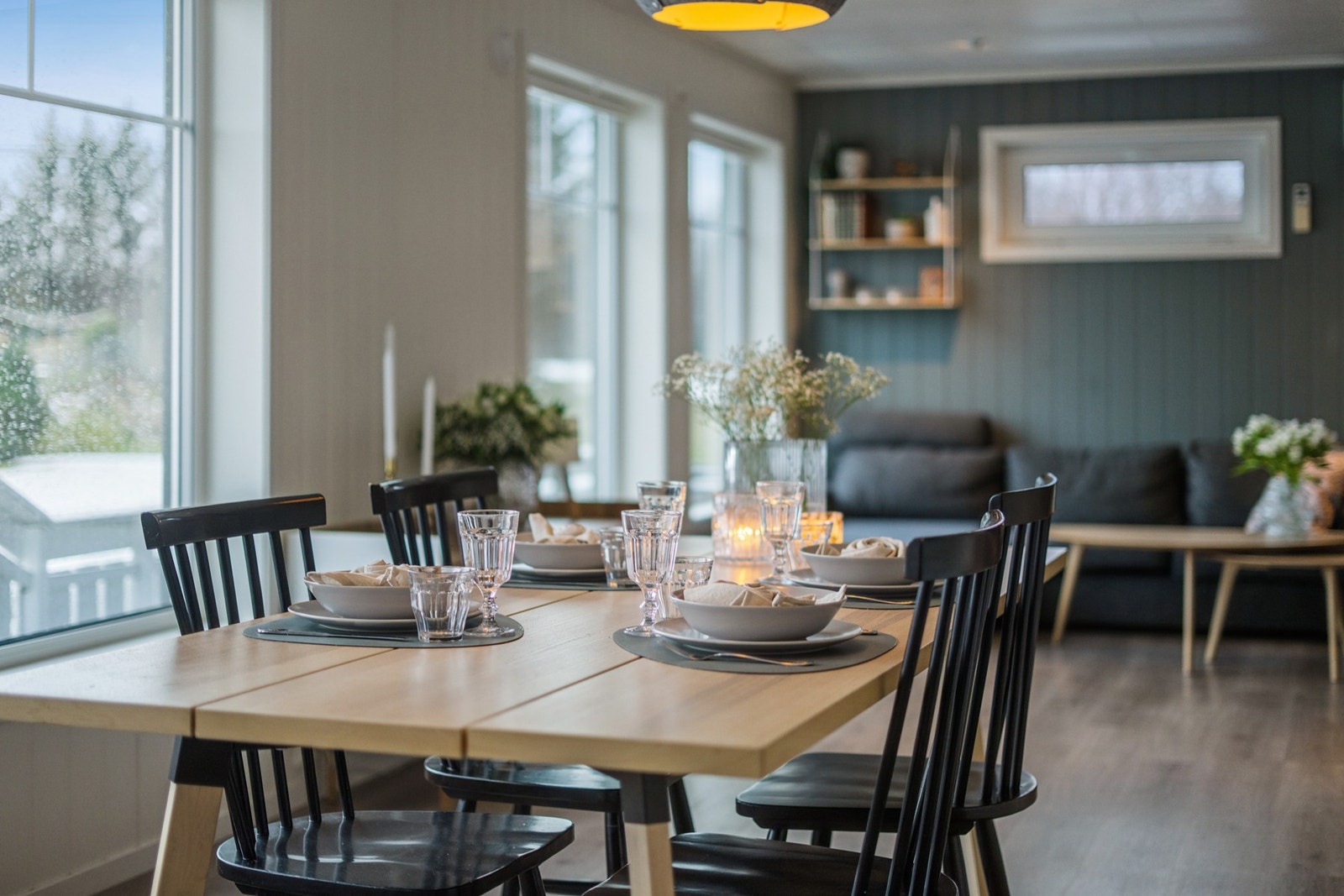 I 2019 ble det pusset opp overflater på stue- og kjøkken. Galleribilde