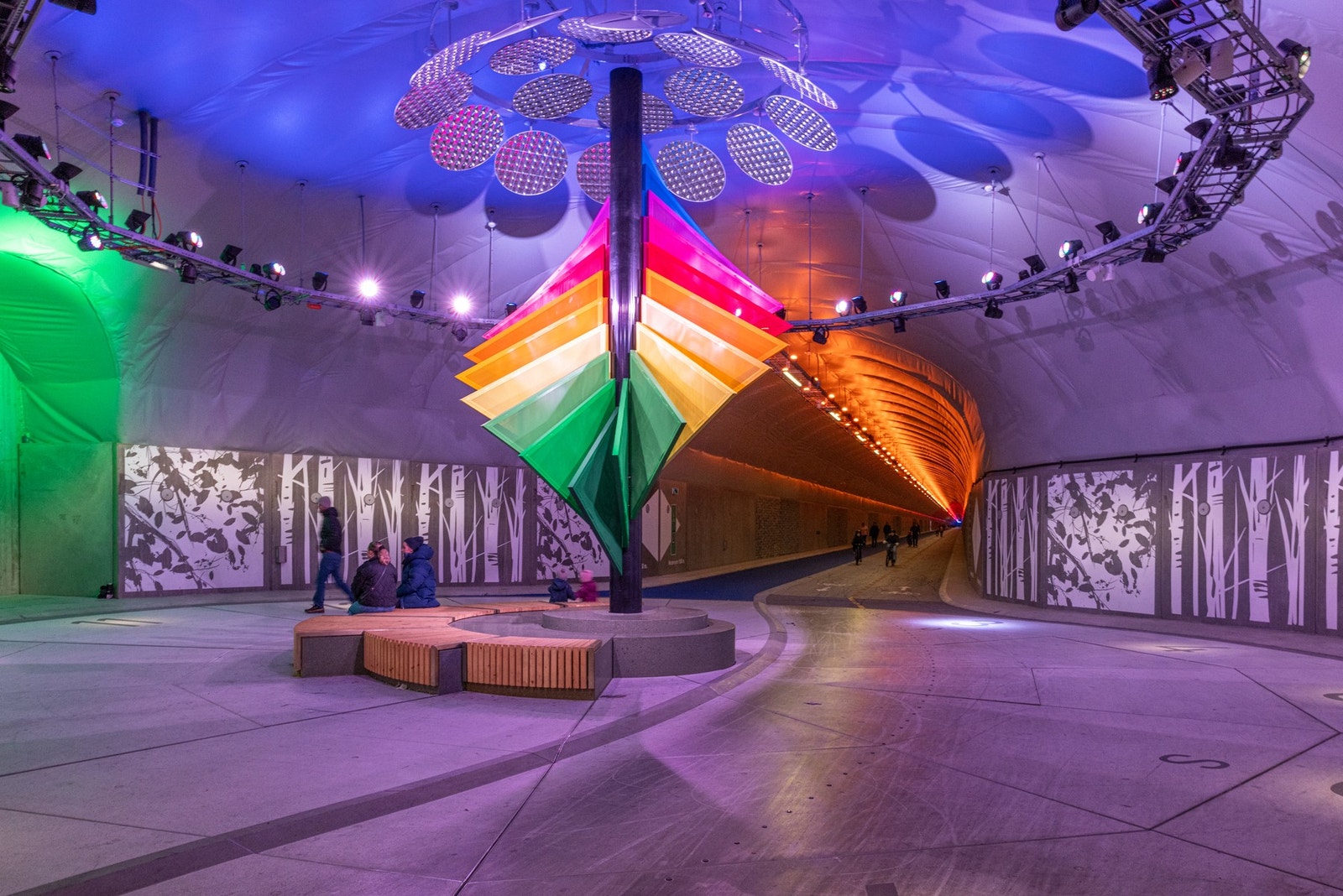 Sykkeltunnel til og fra Fyllingsdalen til Minde. Galleribilde