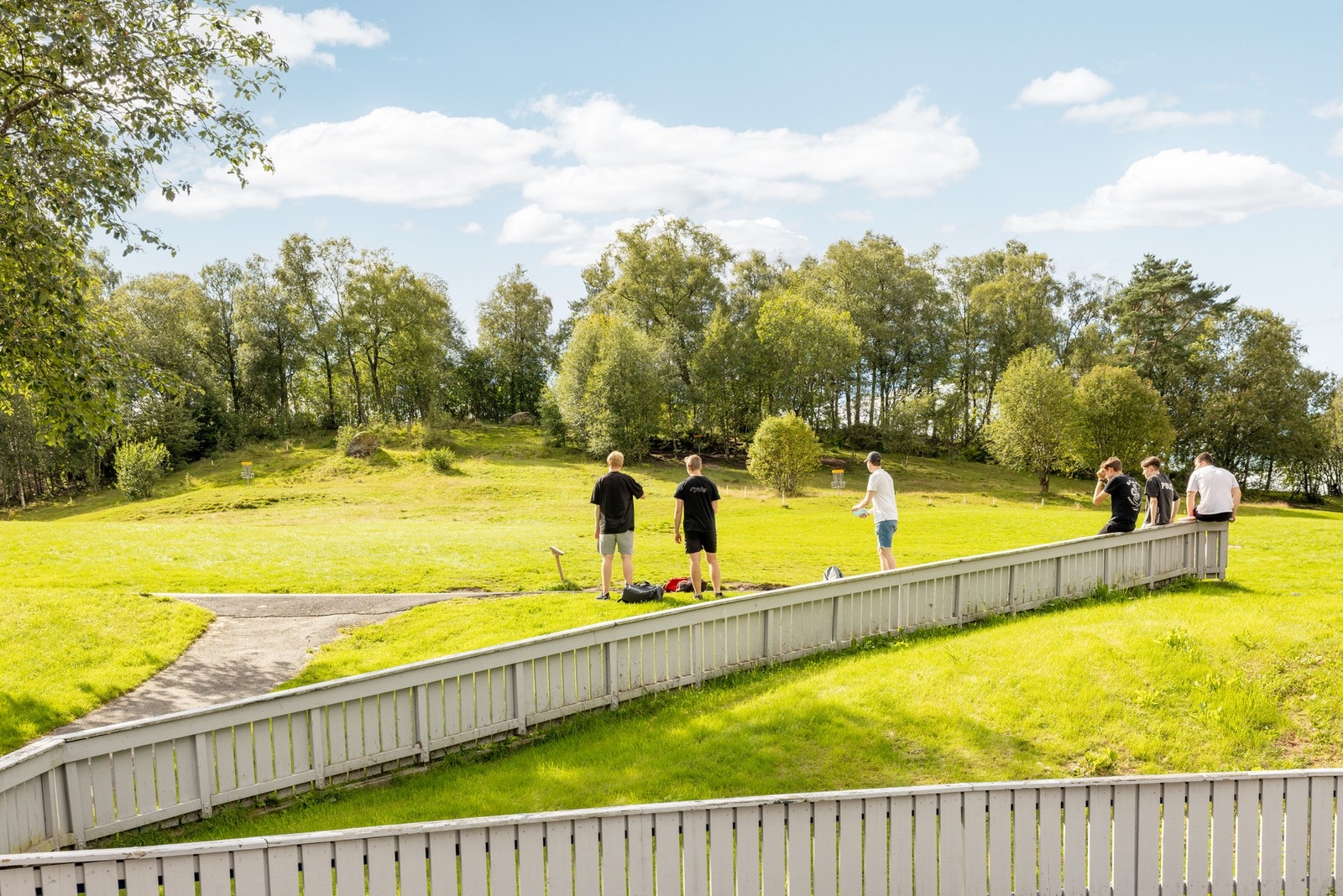 Man har også Lynghaugparken for frisbeegolf og andre aktiviteter. Galleribilde