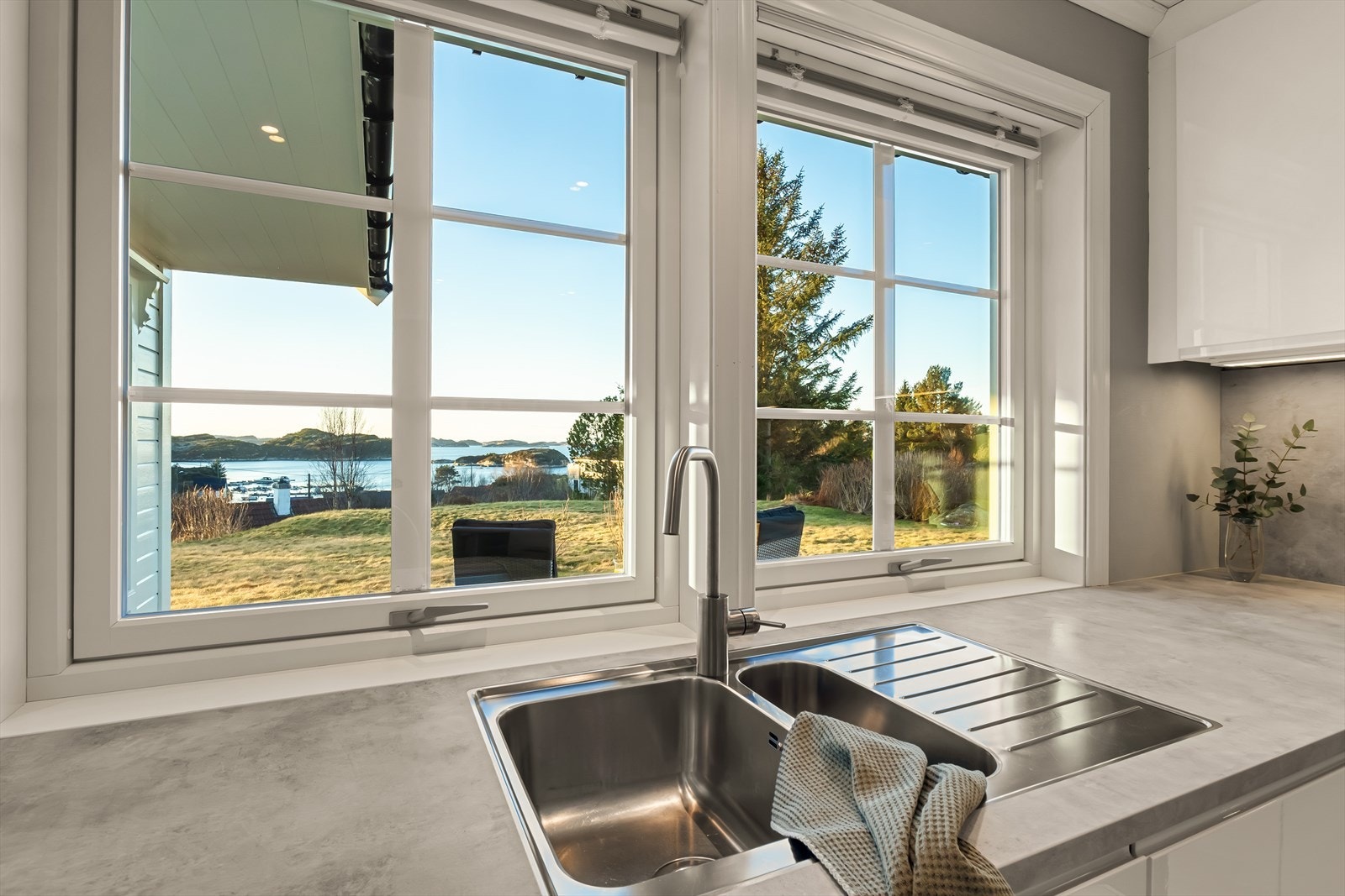 Her kan man lage mat med fantastisk utsikt. Galleribilde