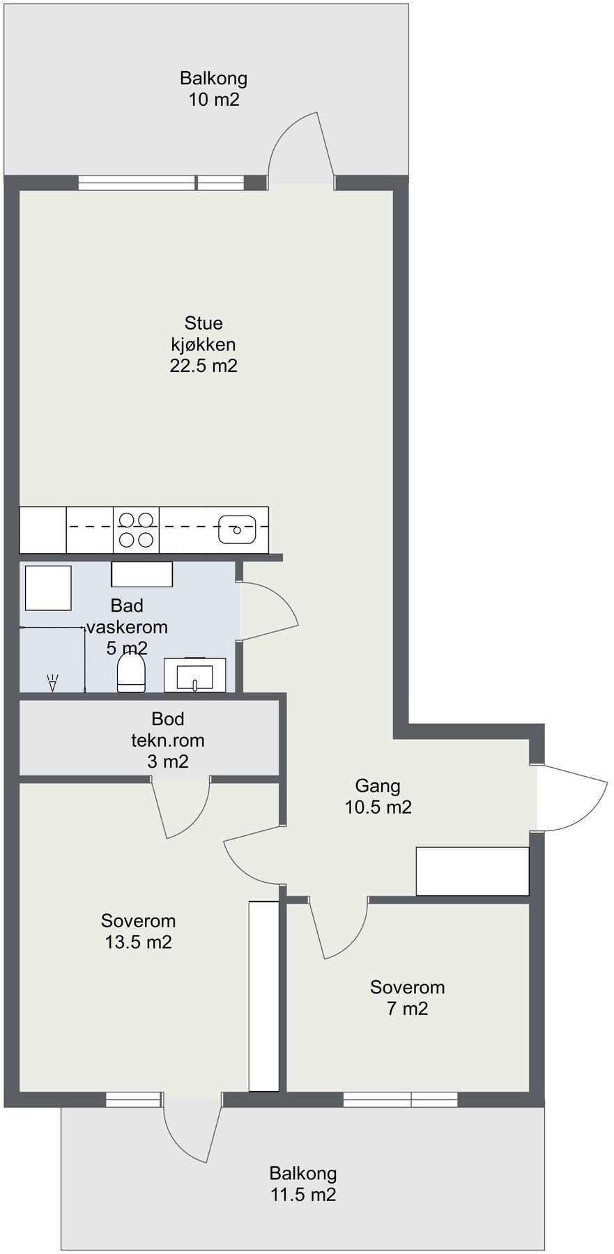 Planskisse. Galleribilde