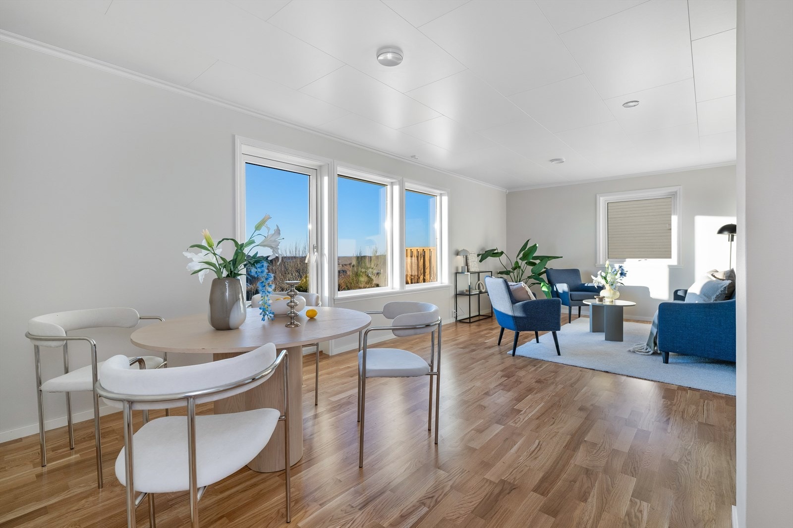 Innbydende enebolig på ett plan med god planløsning. Galleribilde