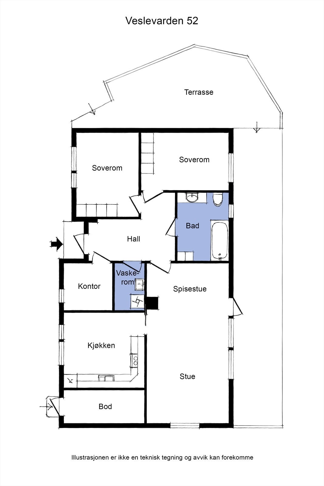Plantegning Galleribilde