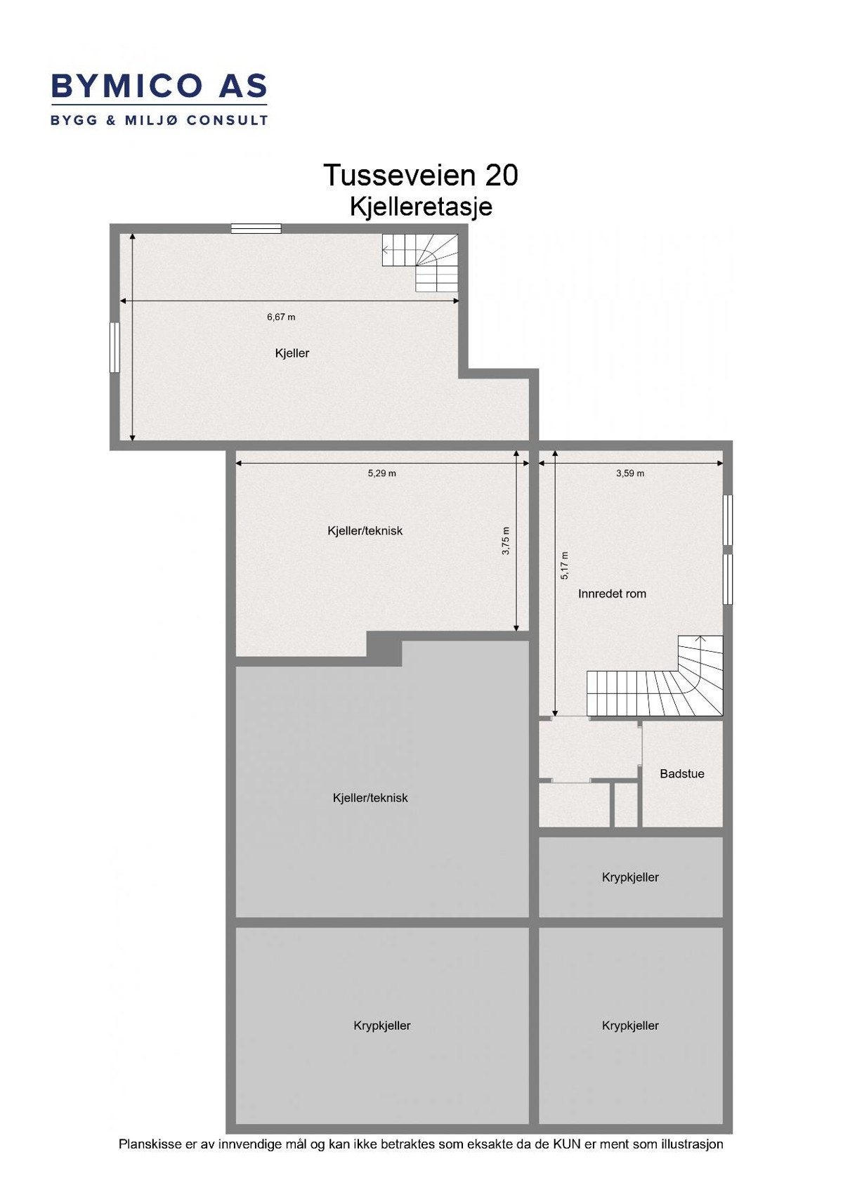 Plantegning - Tusseveien 20 - Kjelleretasje-page-001 Galleribilde