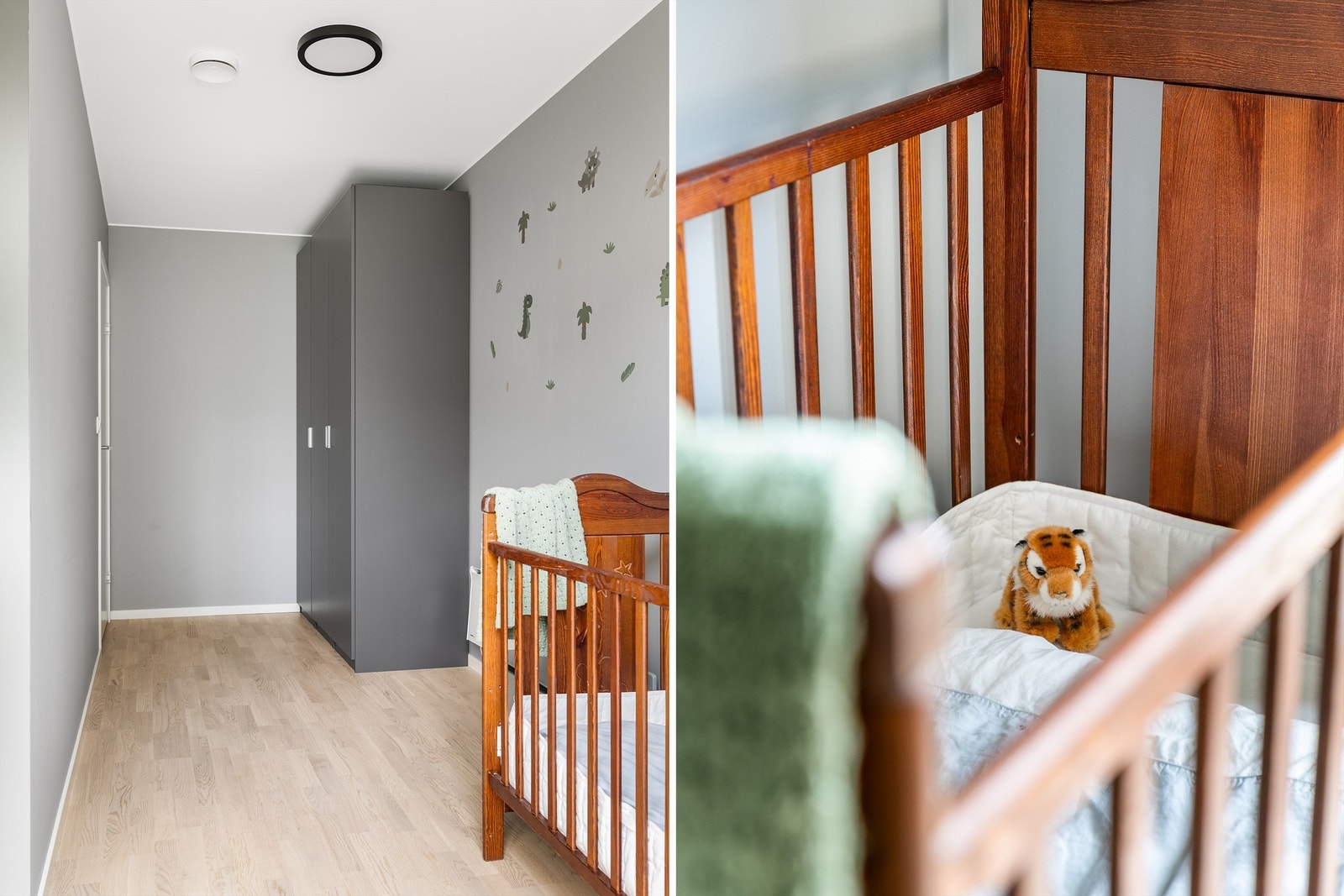 Soverommenes generøse areal gir barna stor plass til lek og opphold i egne omgivelser. Galleribilde