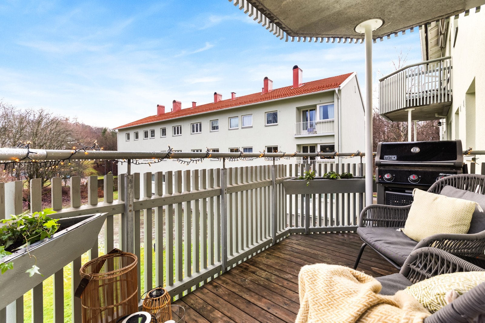 Koselig balkong. Galleribilde