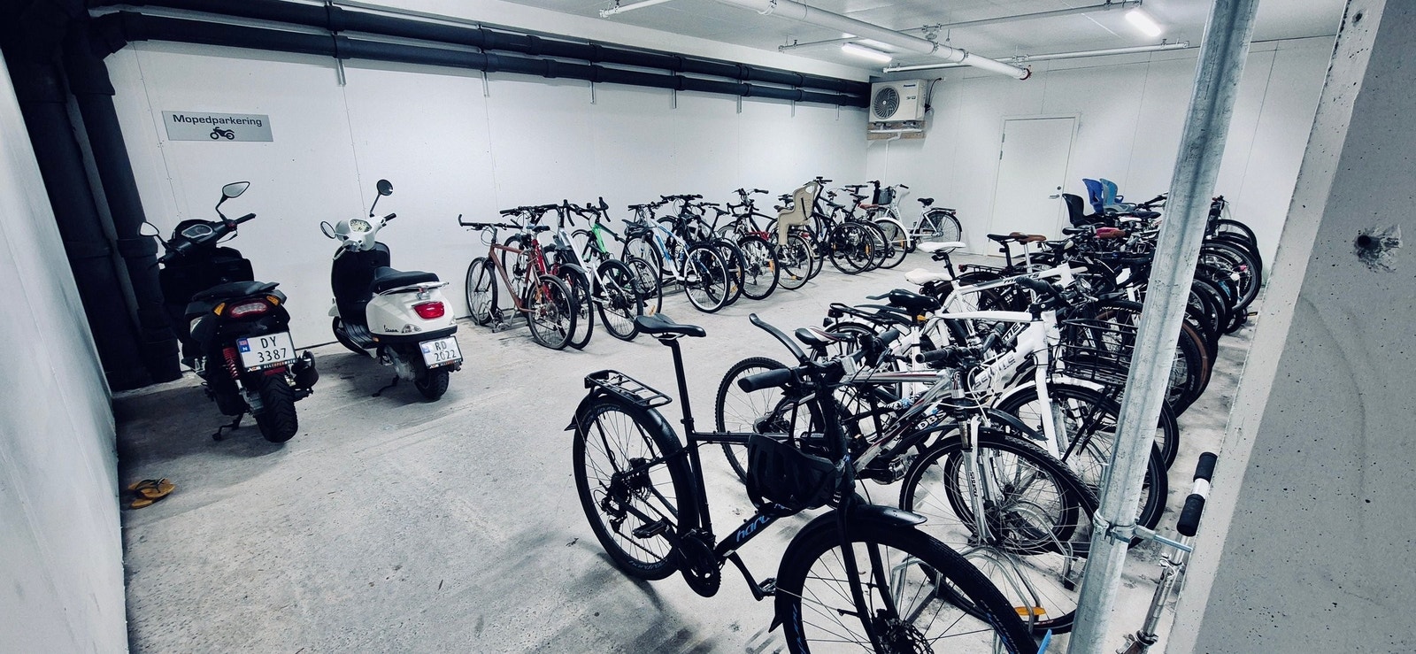 Trygg sykkelparkering Galleribilde