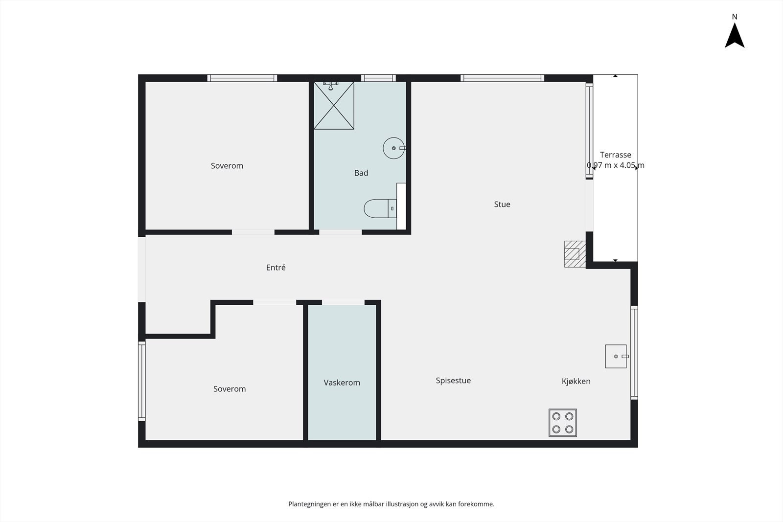 Plantegning Galleribilde