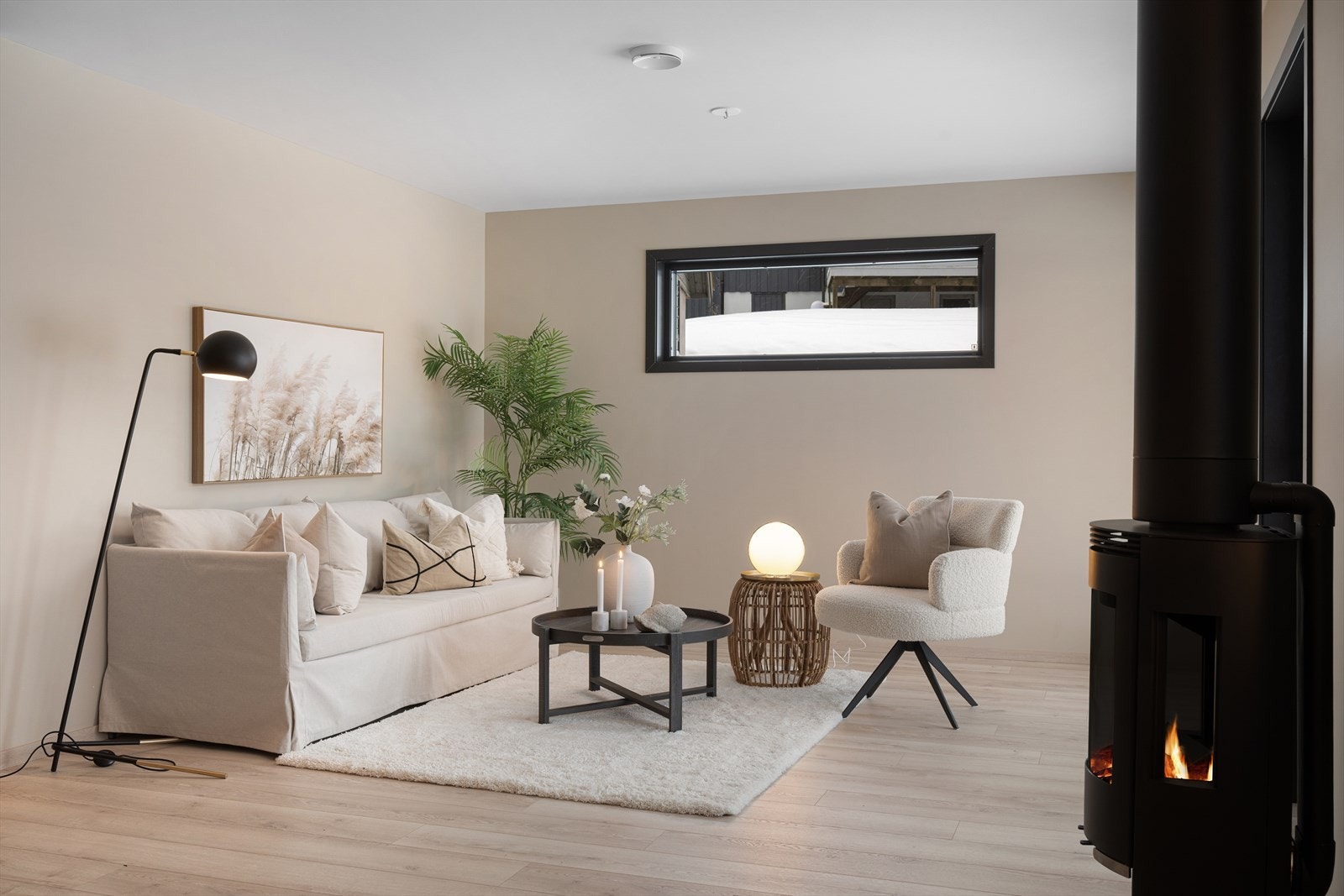 Innbydende stue Galleribilde